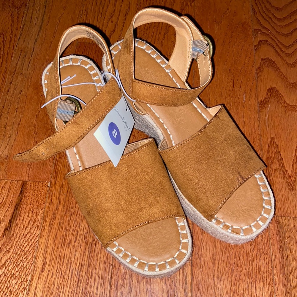 Suede Brown Platforms